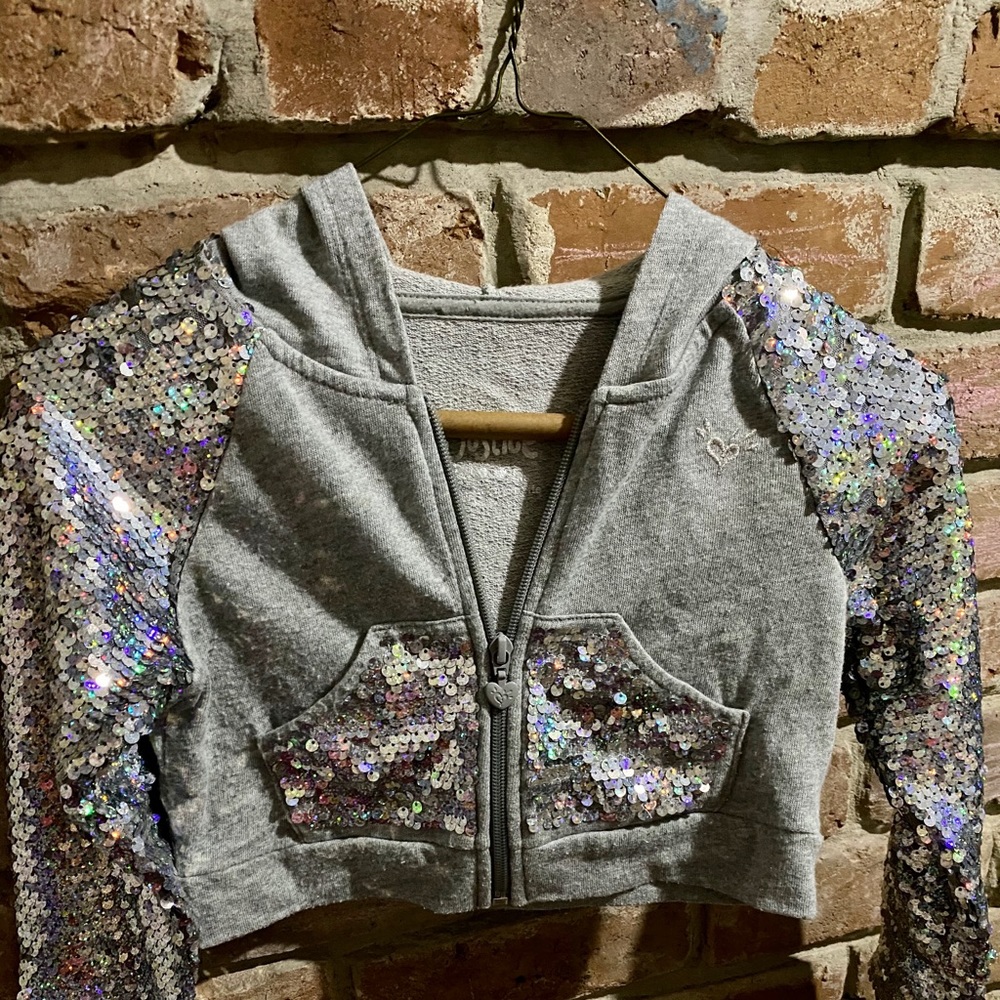 Justice sequin hoodie